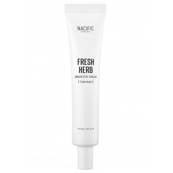Nacific Fresh Herb Origin Eye Cream - Осветляющий крем для век против тёмных кругов под глазами